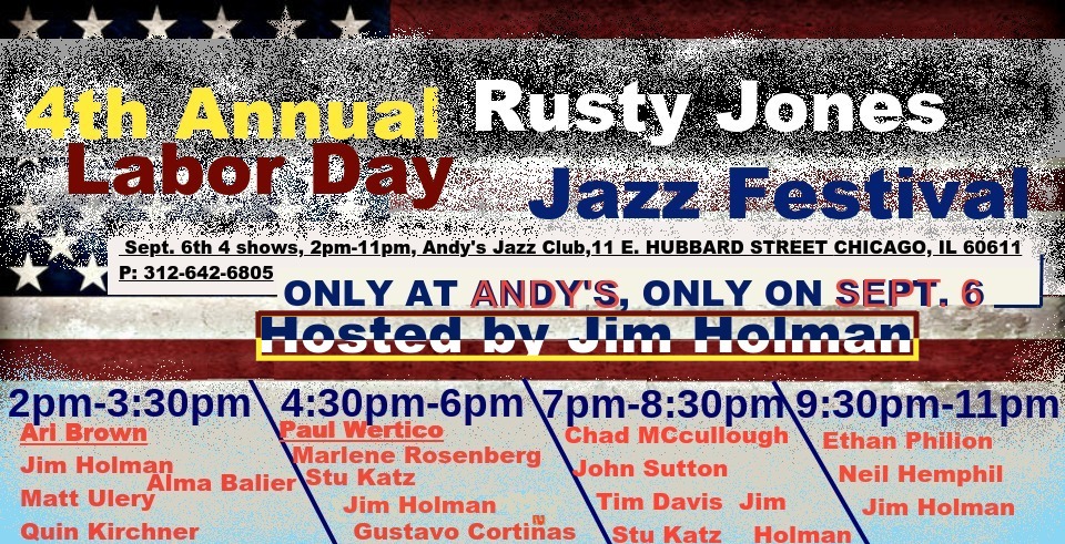 4th Annual Rusty Jones Labor Day Jazz Festival